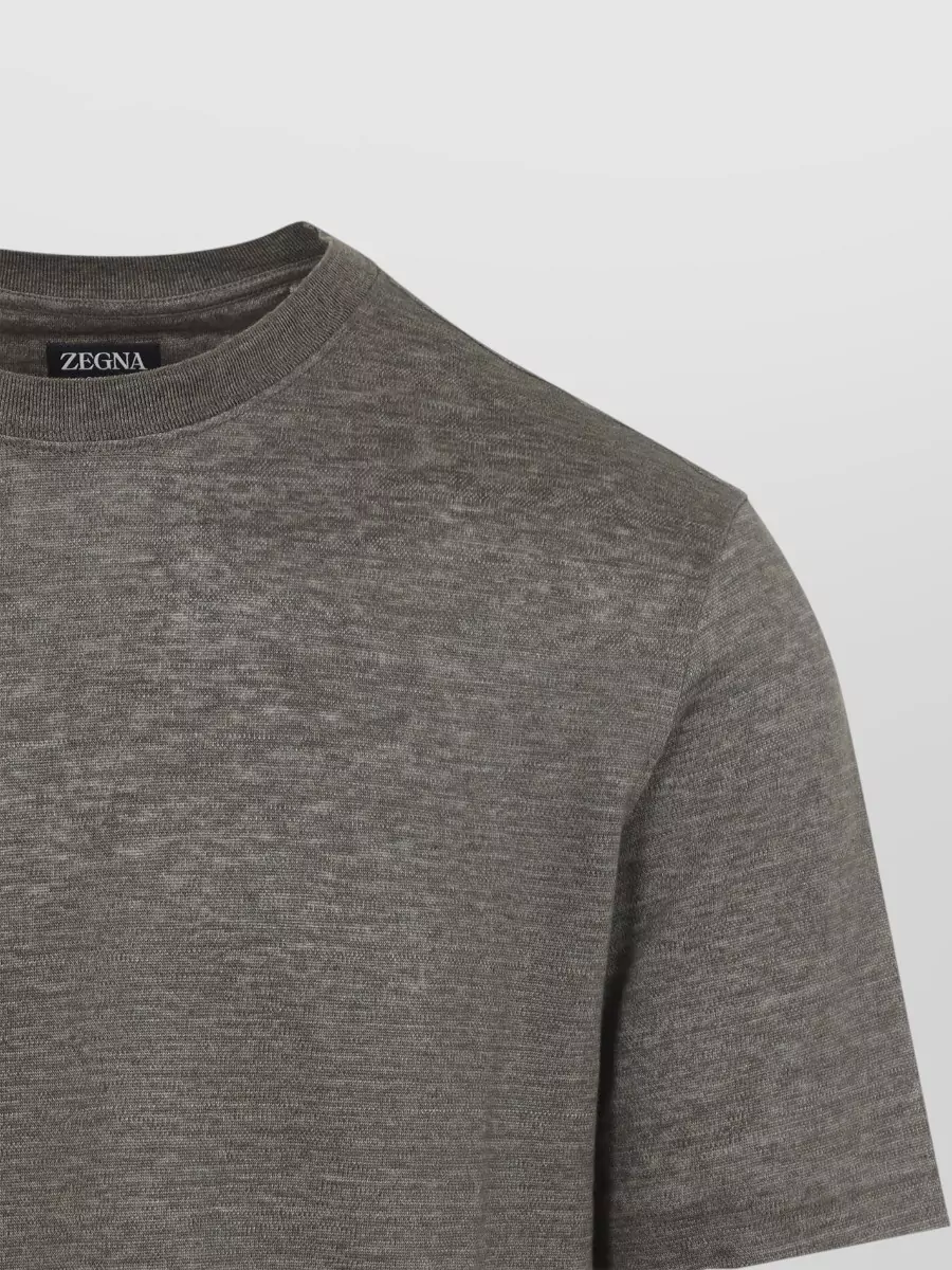 Zegna Linen Regular-Fit Short-Sleeve T-Shirt