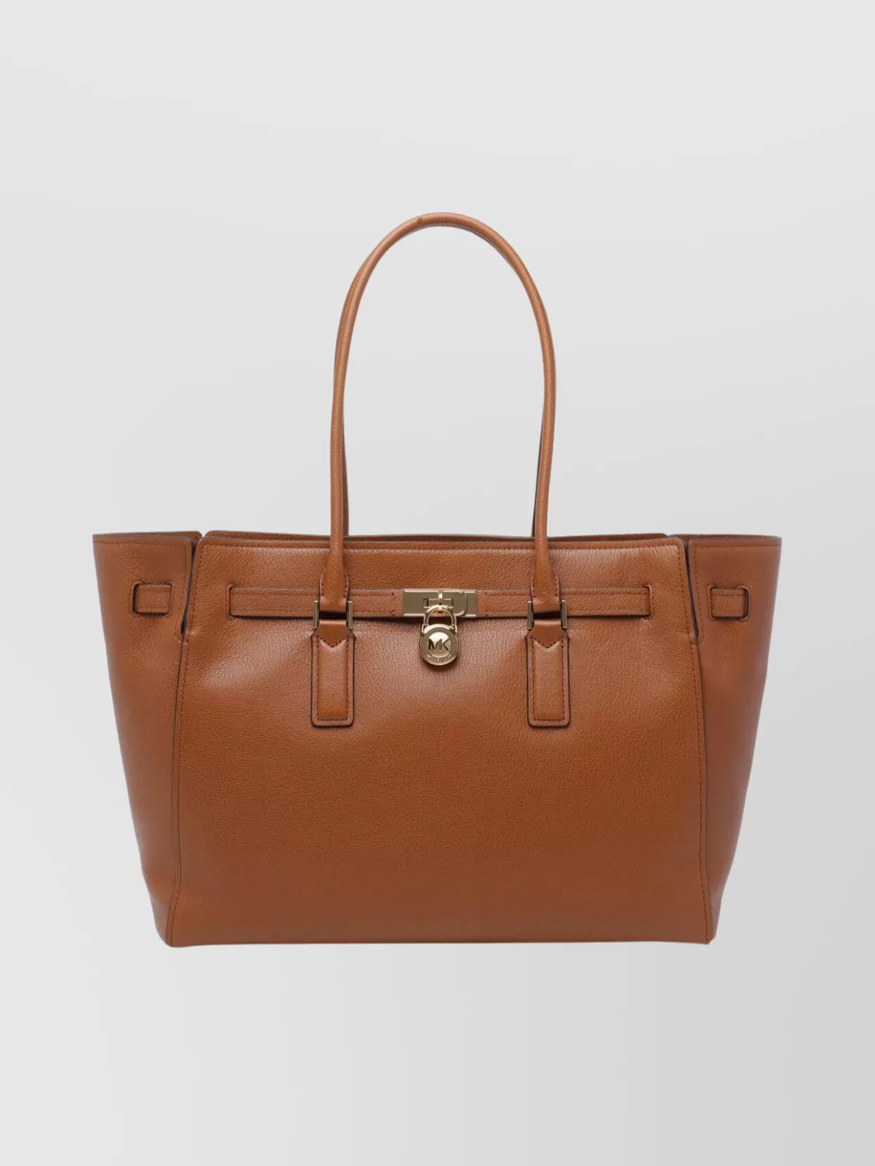 Michael Michael Kors Hamilton Large Leather Tote Bag In Brown