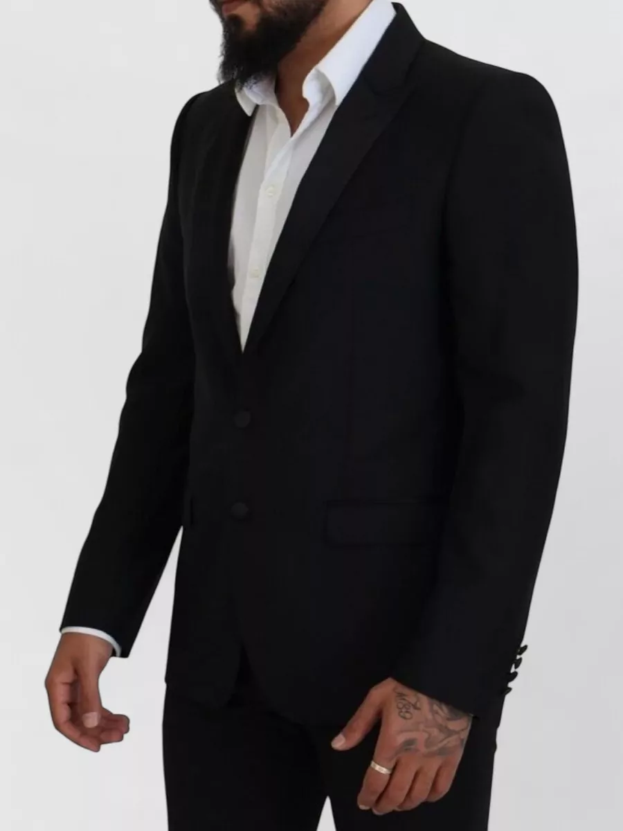 Dolce&Gabbana Slim-Fit Wool Silk Blazer