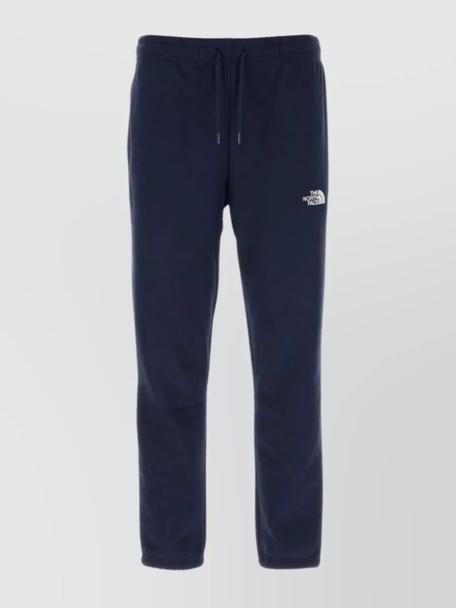 Shop The North Face Elastic Waistband Cotton Blend Joggers In Blue