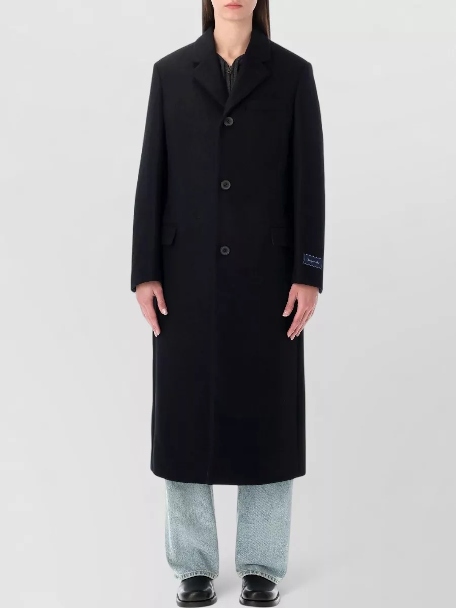 Sporty & Rich Wool Single Breasted Coat
