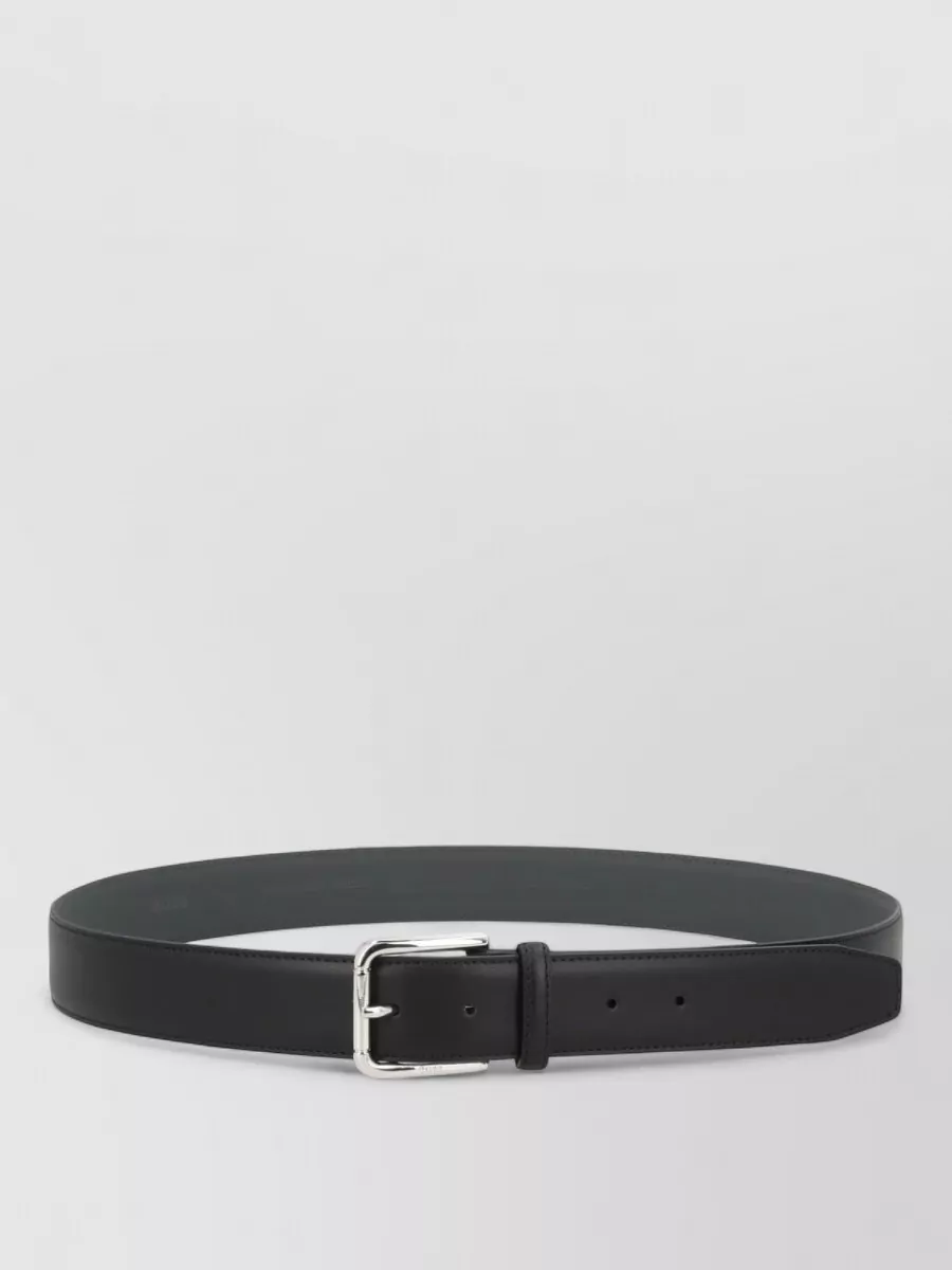 Boss leather belt