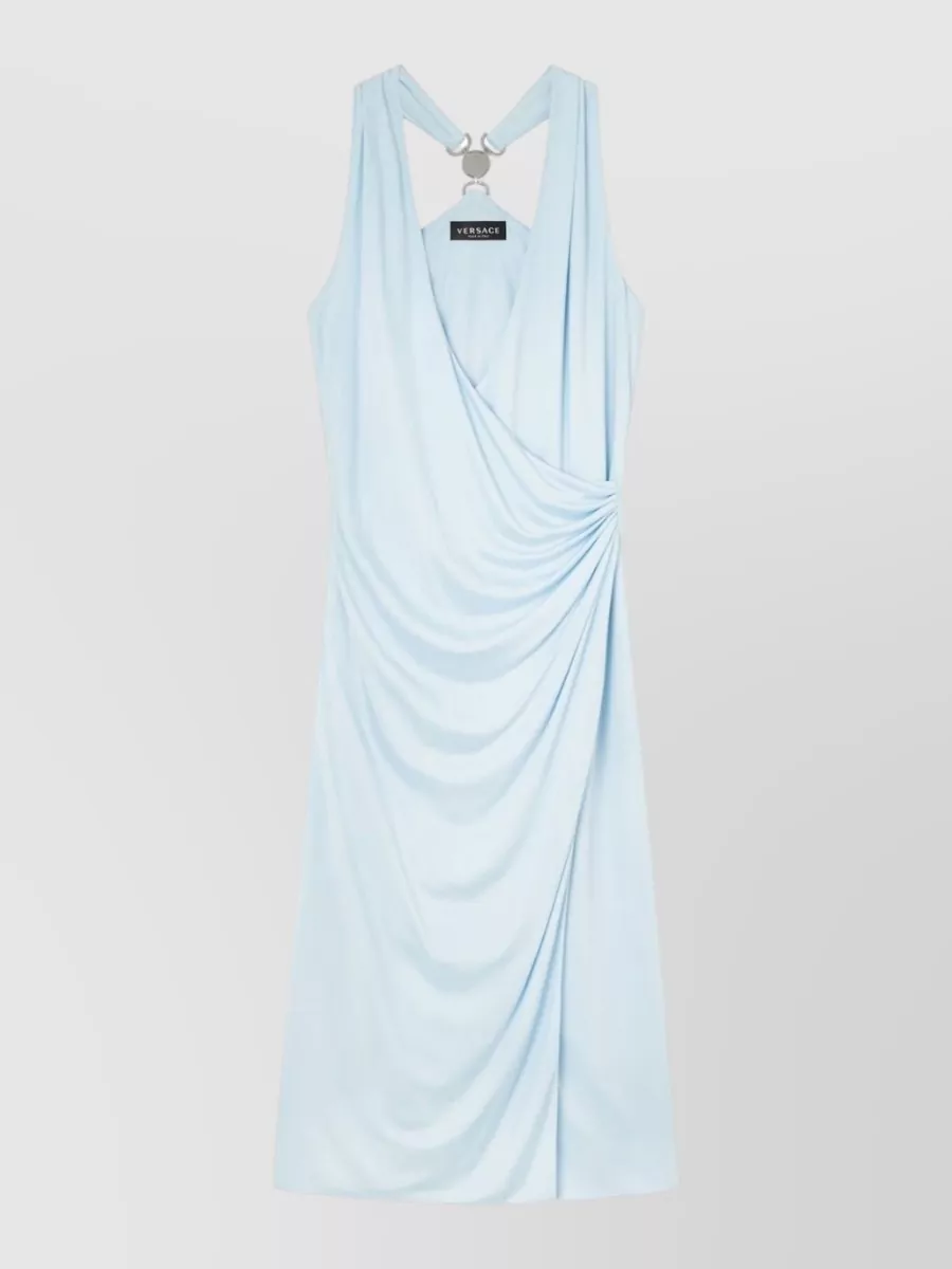 Versace viscose knee-length dress