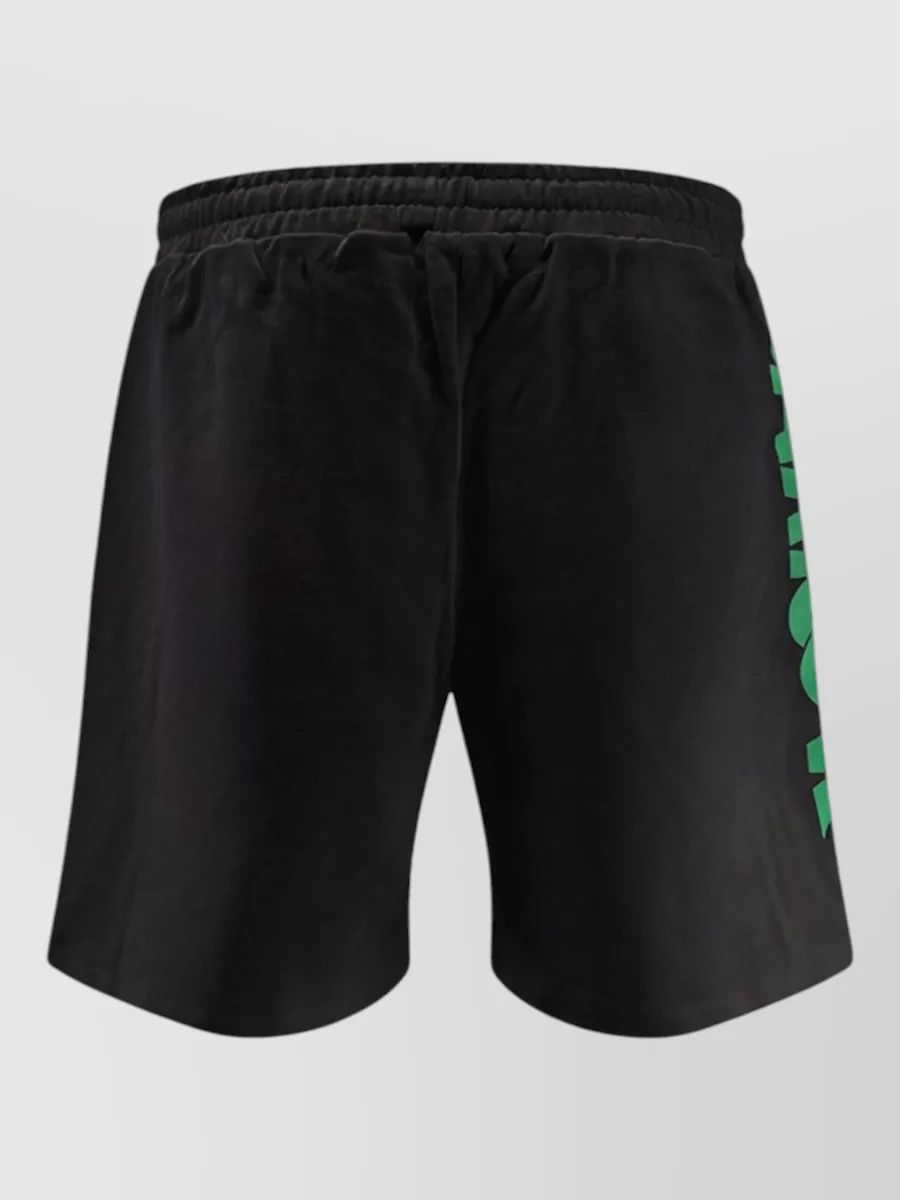 Barrow Cotton Logo-Print Chino Bermuda Shorts