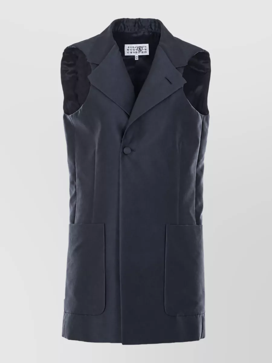 Mm6 Maison Margiela viscose fitted vest