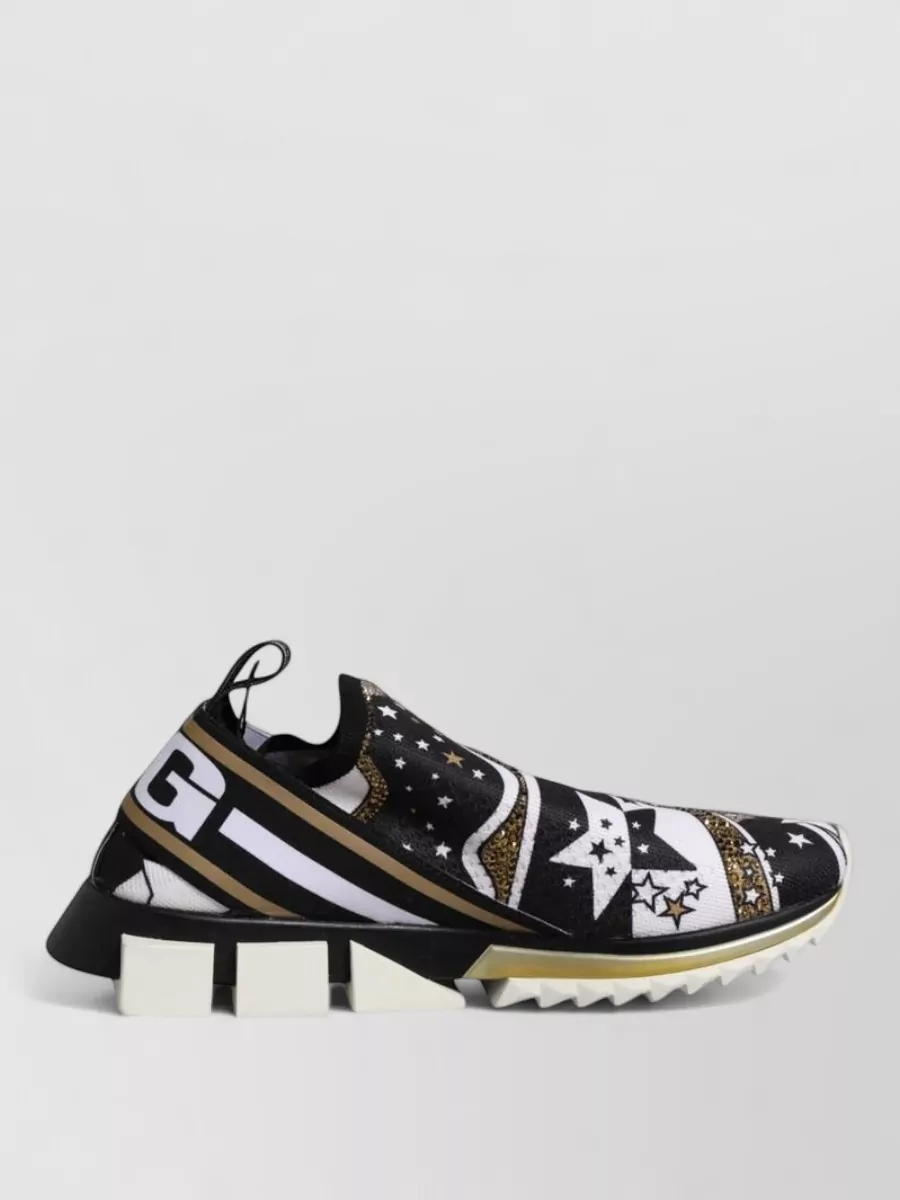 Dolce&Gabbana Printed Slip-On Sneakers
