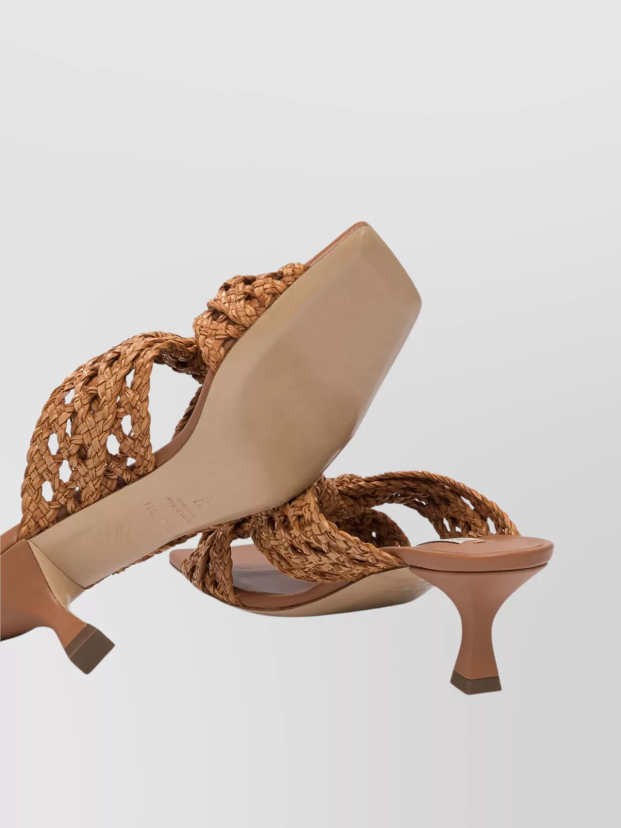 Casadei Strappy Sandals With Mid Heel And Square Toe