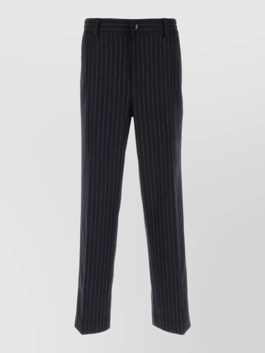 Moncler wool straight-leg trousers