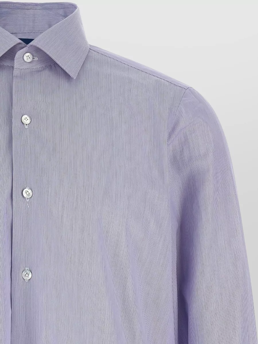 Finamore Striped Cotton Shirt