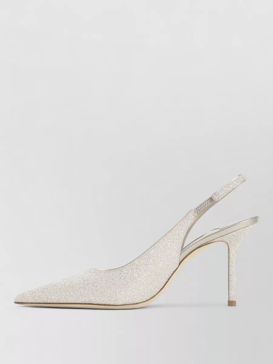 Jimmy Choo Love 85 Slingback Pumps Glitter Finish