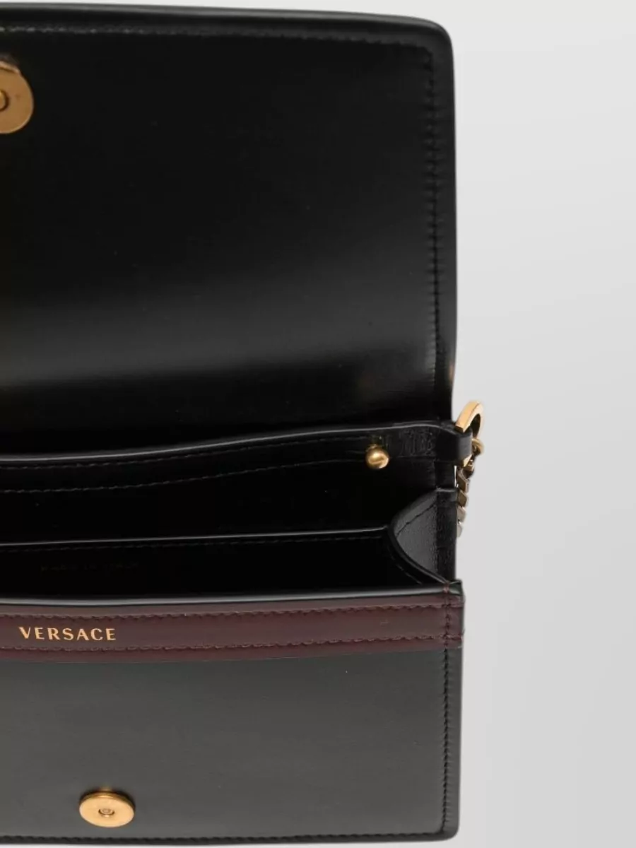 Versace Na Lamb Leather Cross-Body Bag