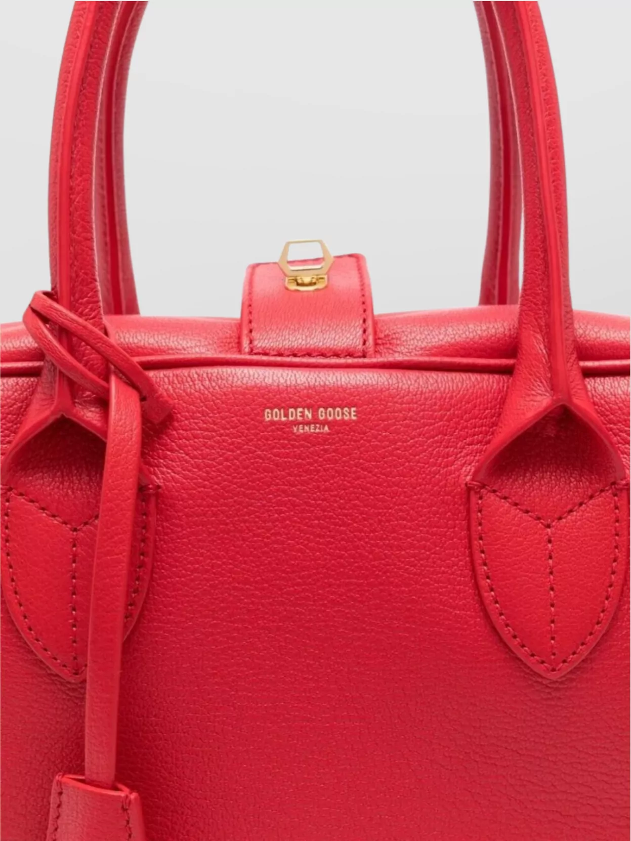 ハンドバッグ Golden  Deluxe Brand Bag Golden Goose Deluxe Brand Logo Printed Zipped Tote Bag In