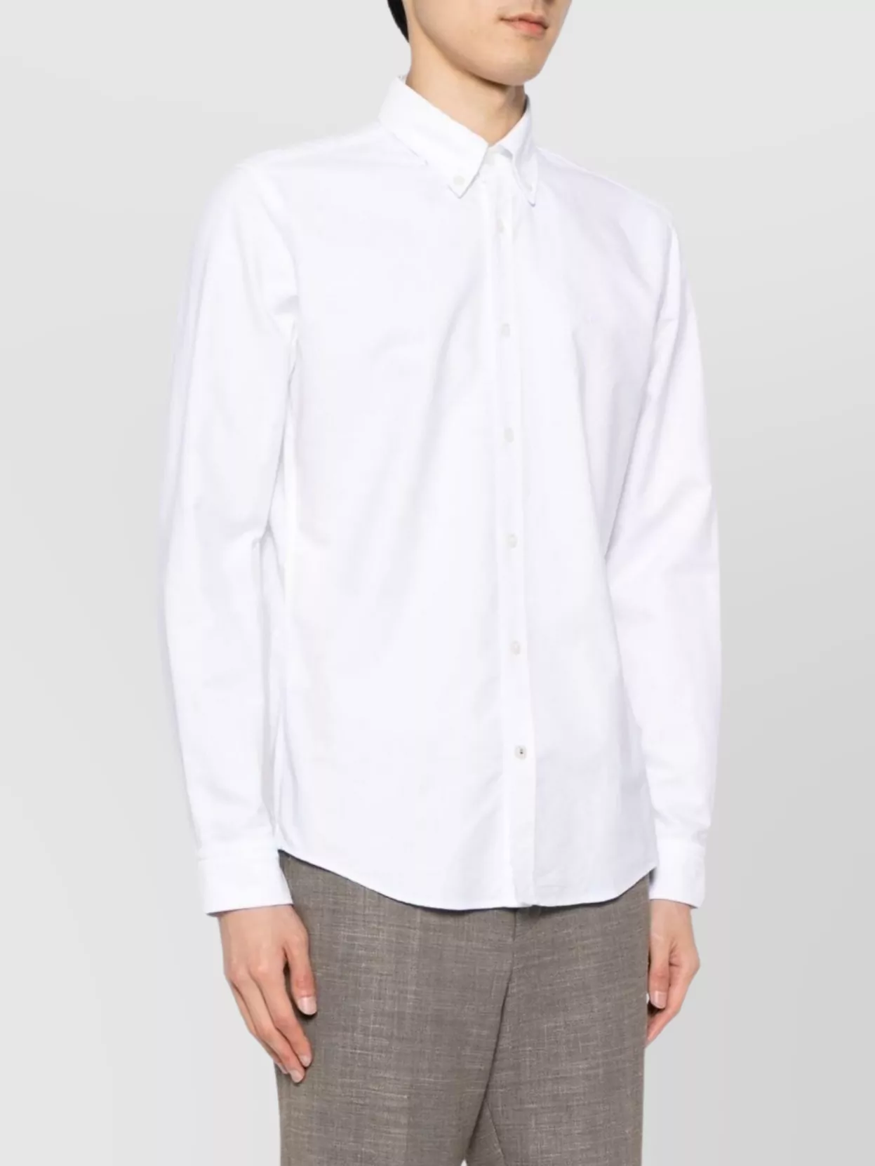 Boss Relaxed Shirt Cotton Buttoned Cuffs