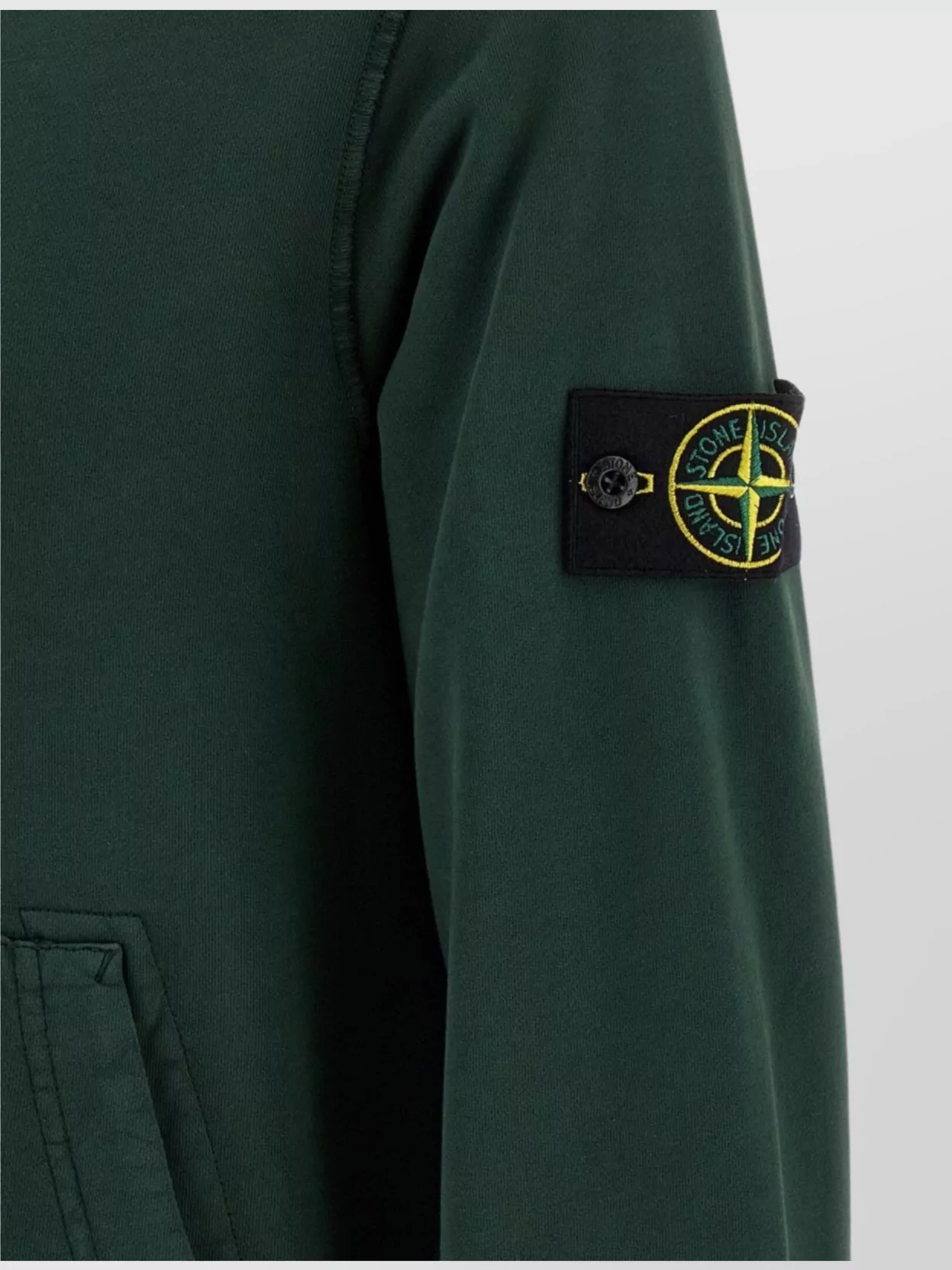Stone Island Hoodie With Logo And Drawstring Hood