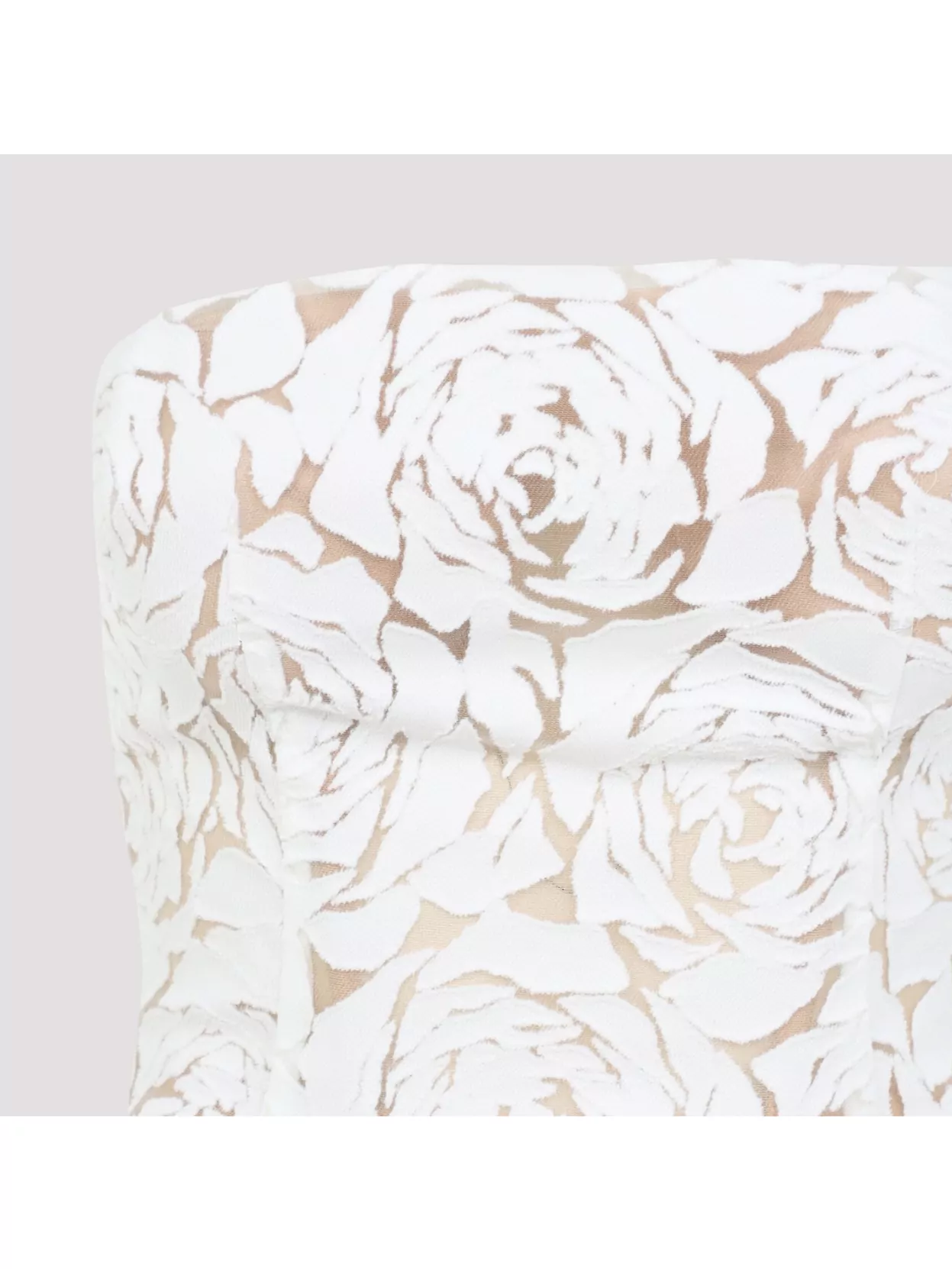 Ermanno Scervino Rose Lace Floral Midi Dress