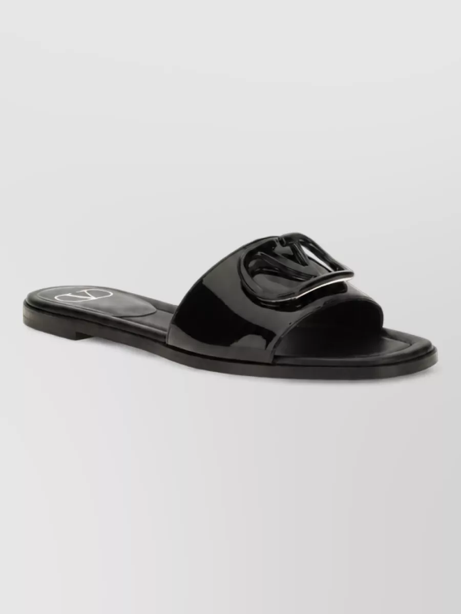 Valentino Garavani Leather Slide Sandals