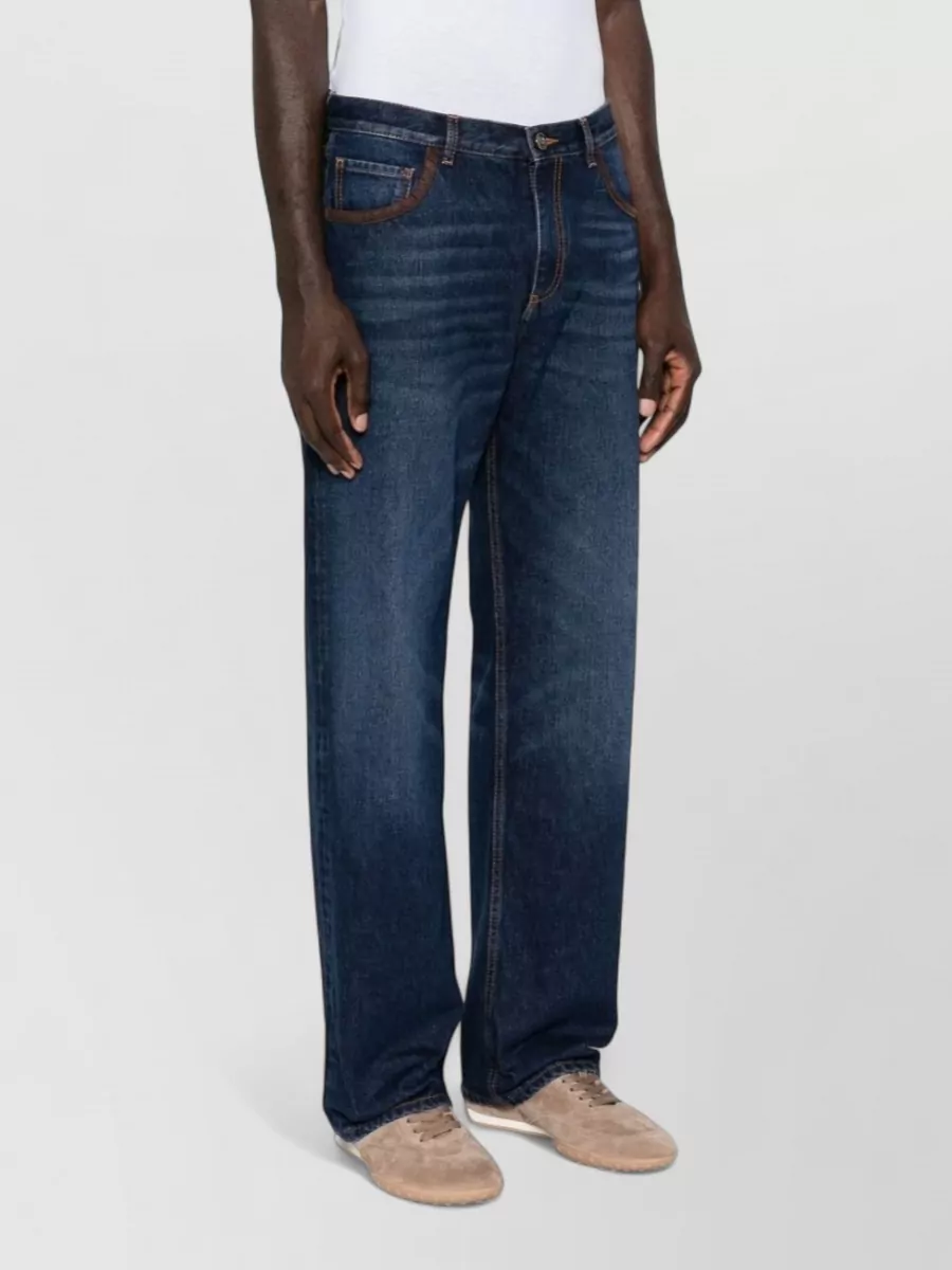 Etro denim straight-leg jeans