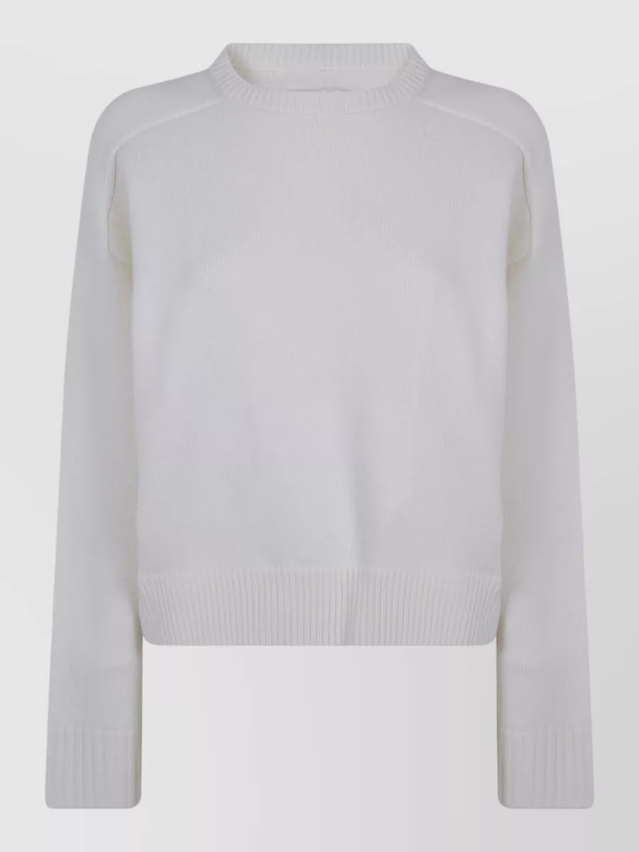 Loulou Studio wool cashmere ribbed crew neck sweater