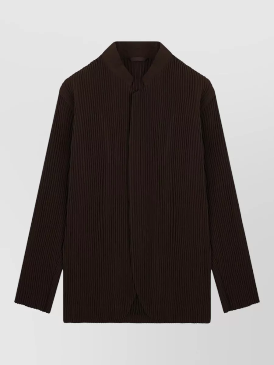 Homme Plisse Issey Miyake single breasted coat