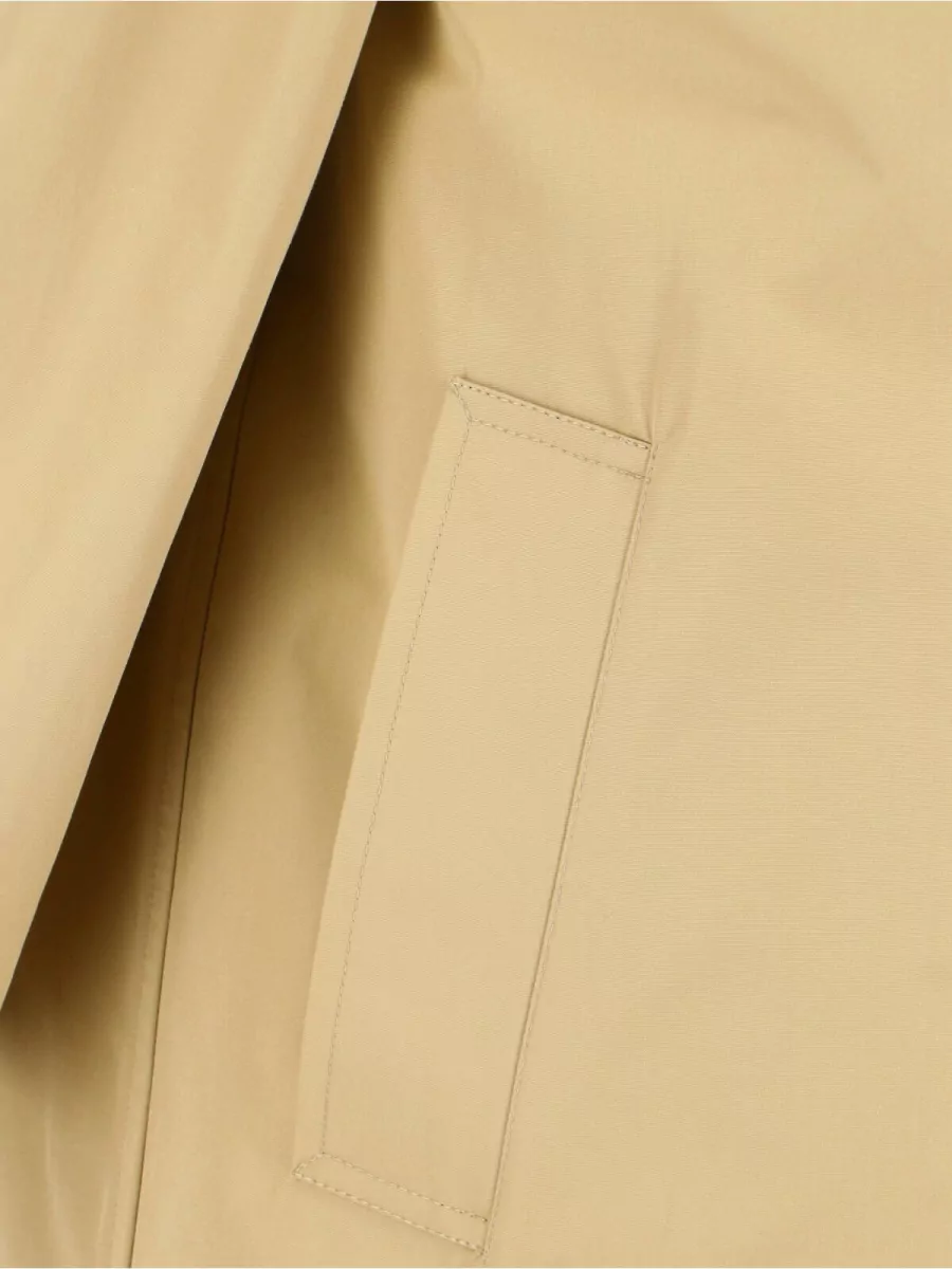 Burberry Cotton Long Single-Breasted Coat