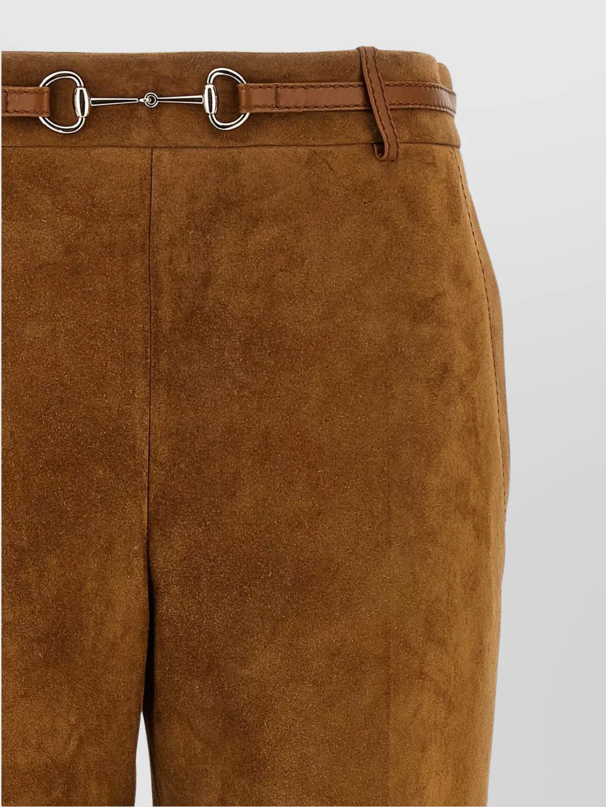 Gucci Soft Texture Trousers Featuring Belt Loops