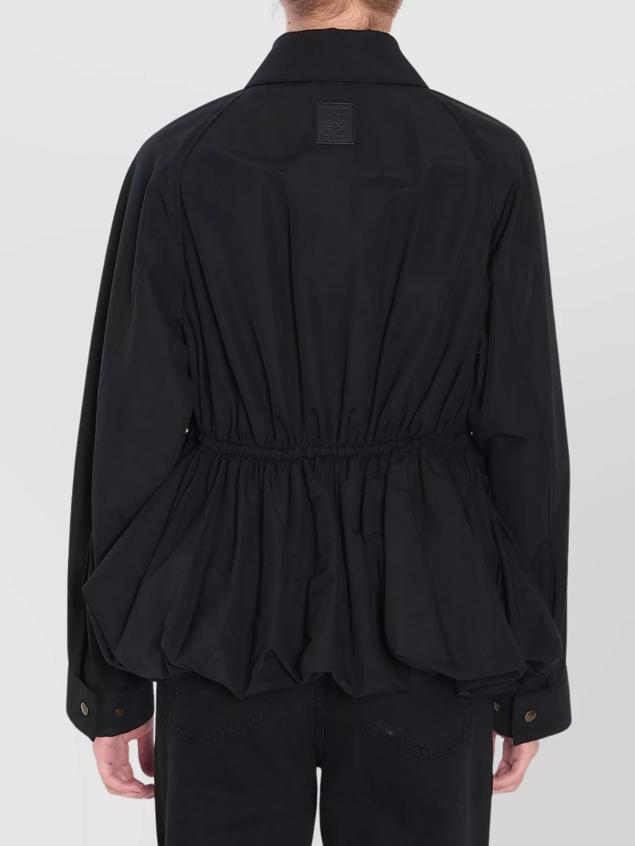 Loewe Lightweight Cotton Blend Drawstring Jacket