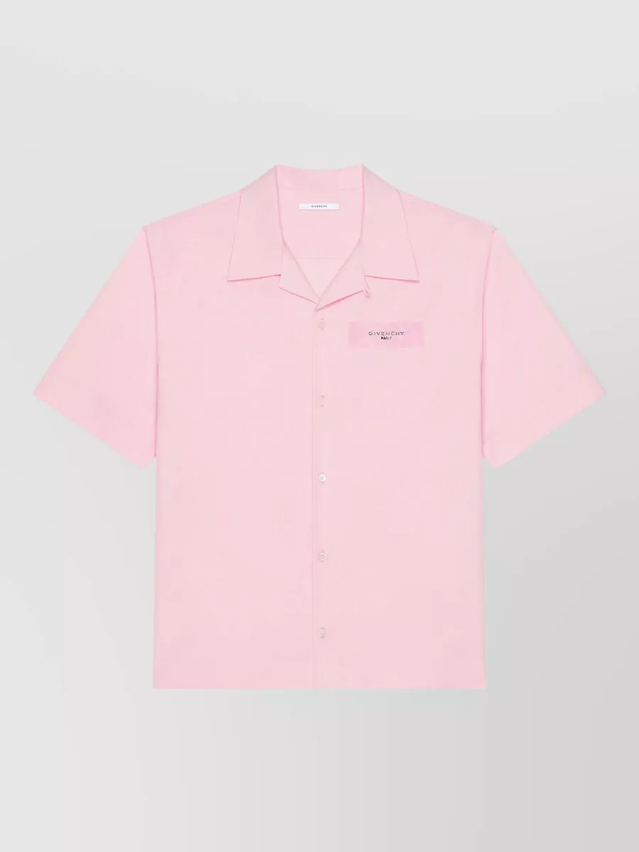 Givenchy cotton printed short-sleeve shirt