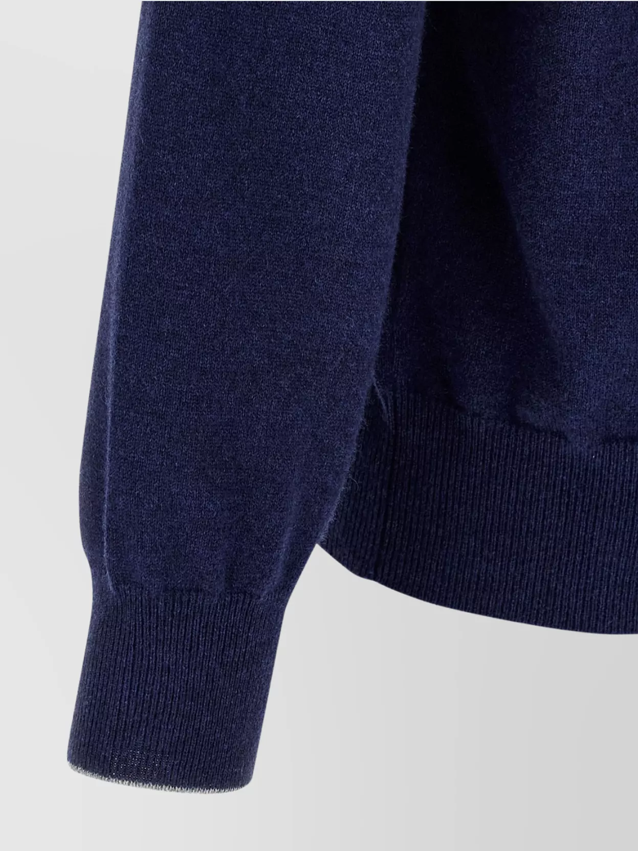 Brunello Cucinelli Half-Zip High Collar Sweater