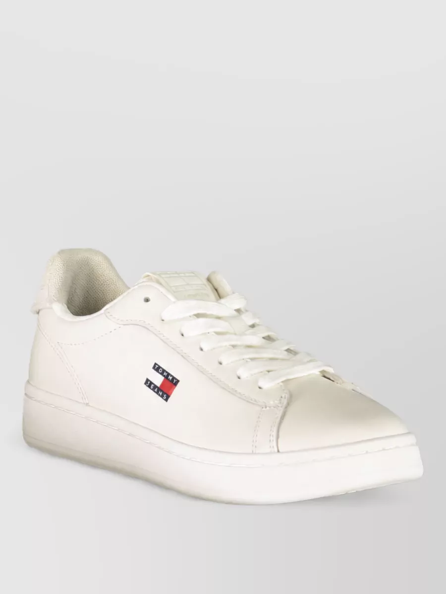Tommy Hilfiger leather lace-up sneakers