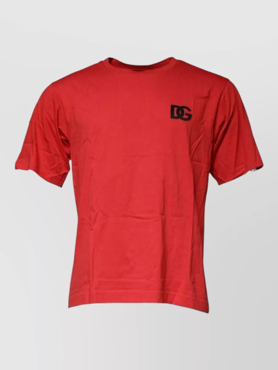 Dolce&Gabbana logo cotton crew neck t-shirt