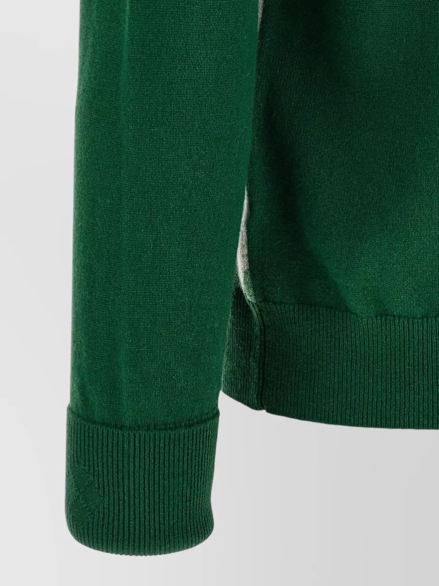Ballantyne Cashmere Diamond Intarsia Turtleneck Sweater