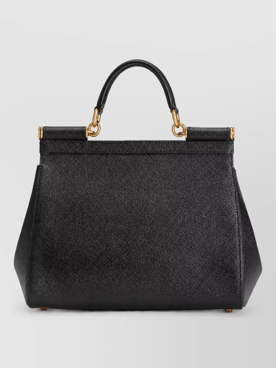 Dolce&Gabbana Sicily Large Leather Shoulder Bag