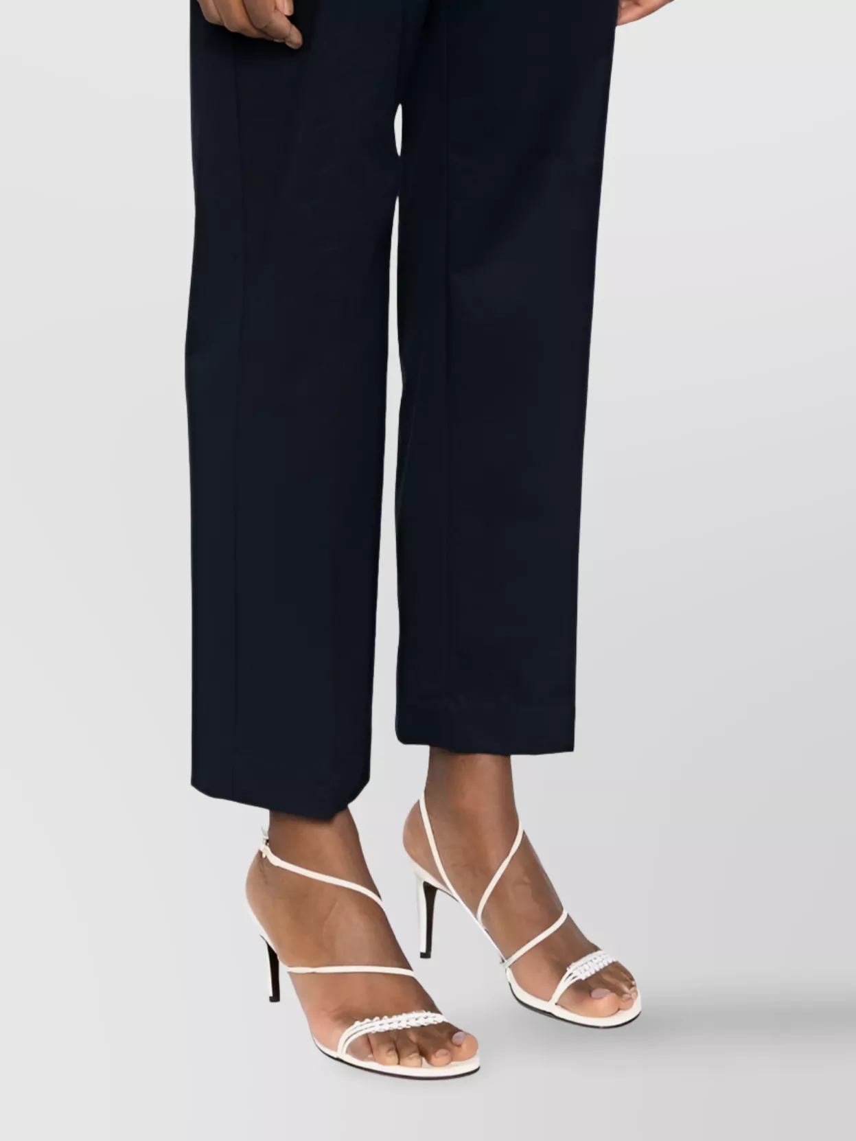 Boss Trousers Linen Belt Loops
