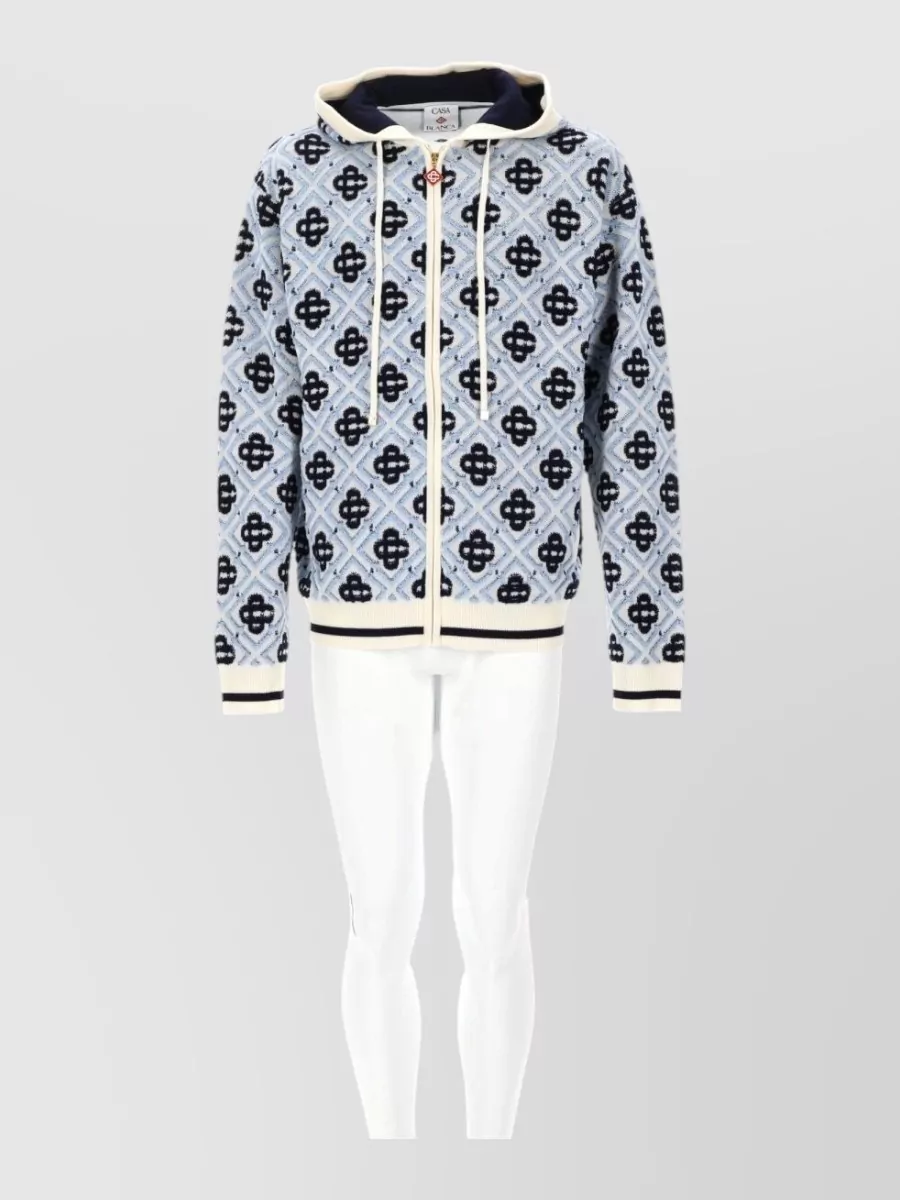 Casablanca wool hooded jacket