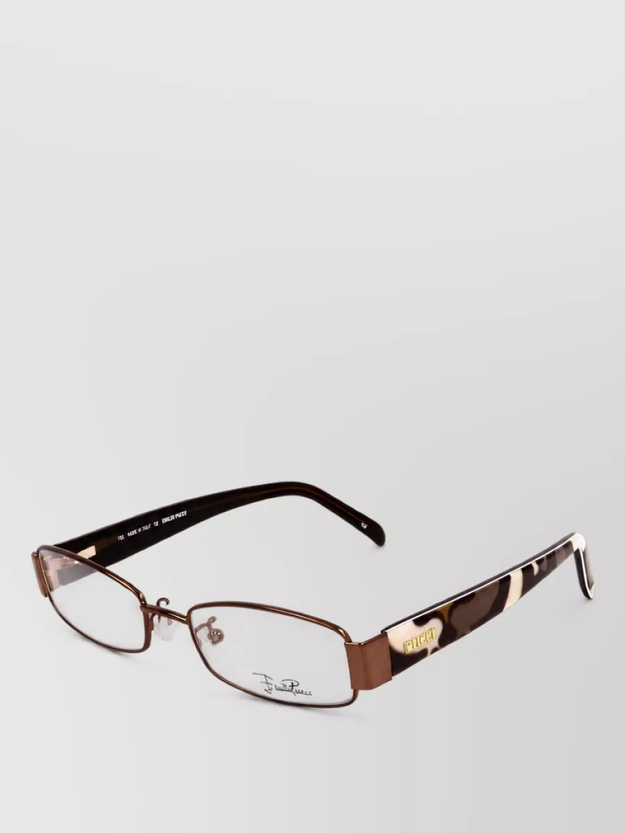 Pucci Metal Rectangle Sunglasses