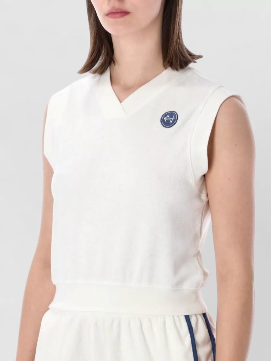 Nike Ribbed V-Neck Sleeveless Tank Top