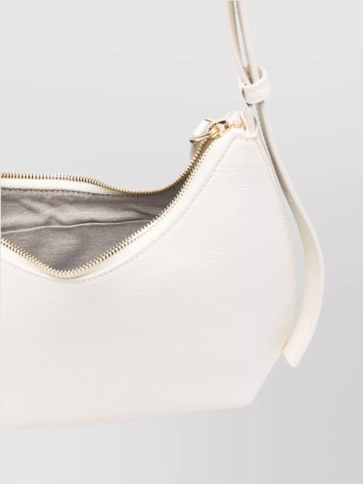 Furla Textured Shoulder Bag With Adjustable Strap And Gold-Tone Hardware