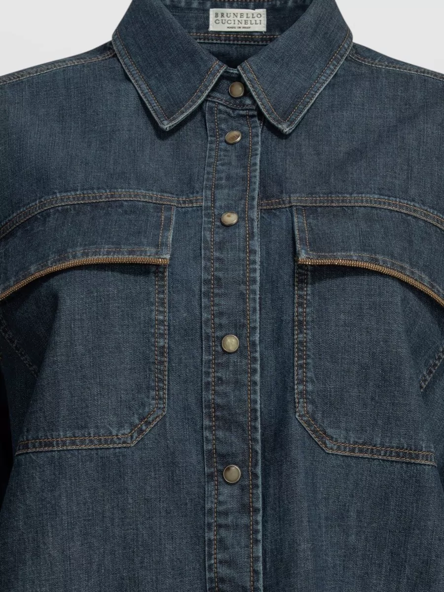 Brunello Cucinelli Casual Denim Shirt