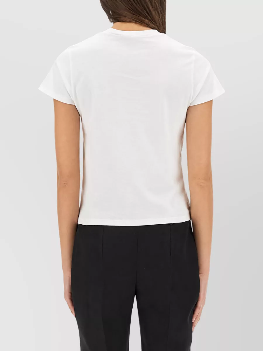 Alexander Mcqueen Cotton Skull Embroidered T-Shirt