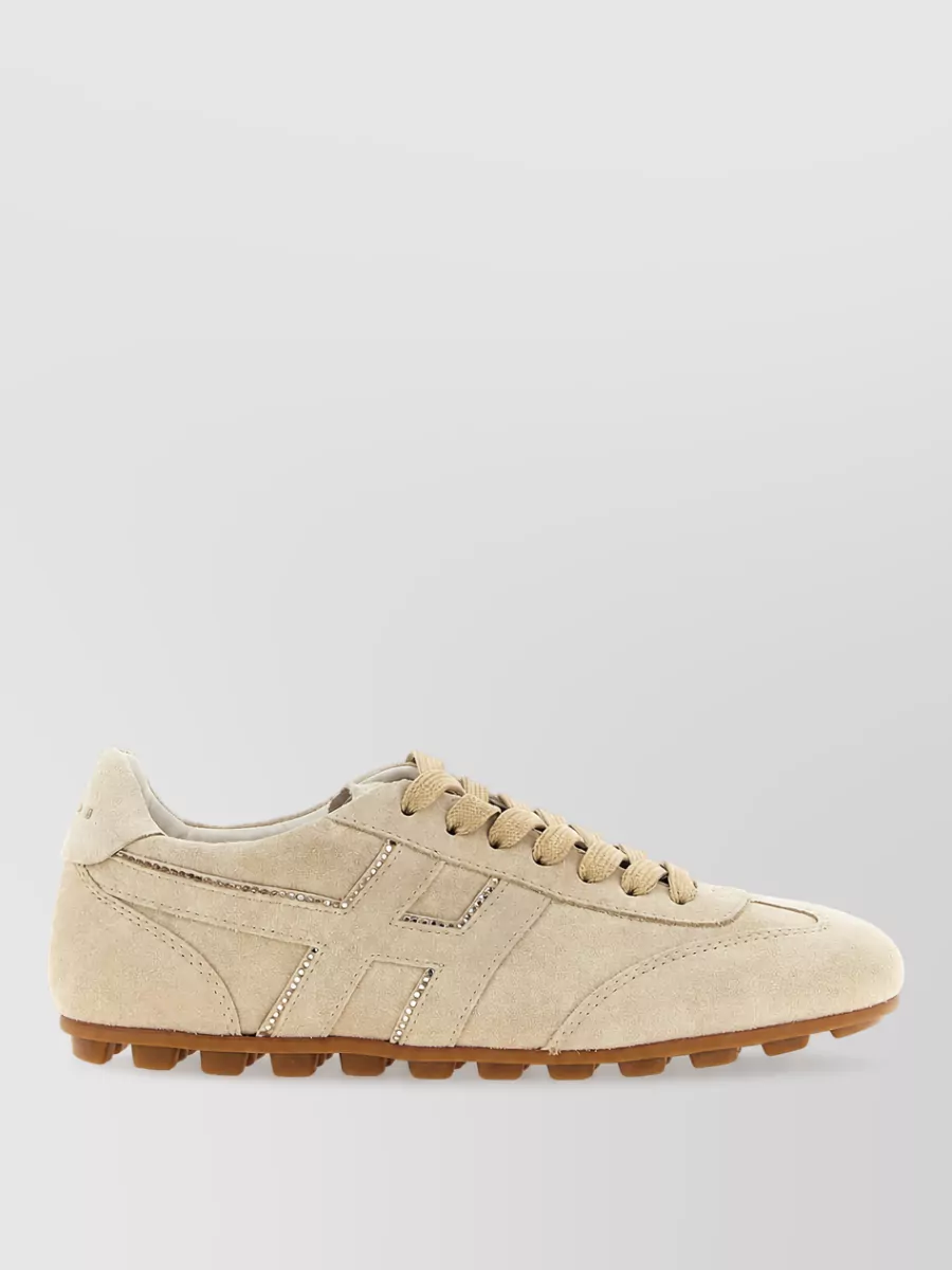 Hogan Leather Lace-Up Sneakers