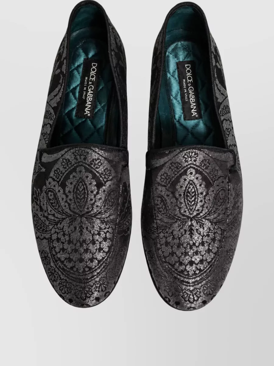 Dolce&Gabbana Leather Slip-On Slippers