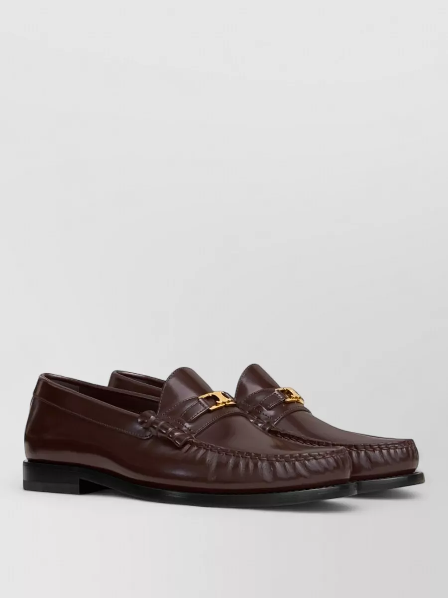 Celine leather loafers
