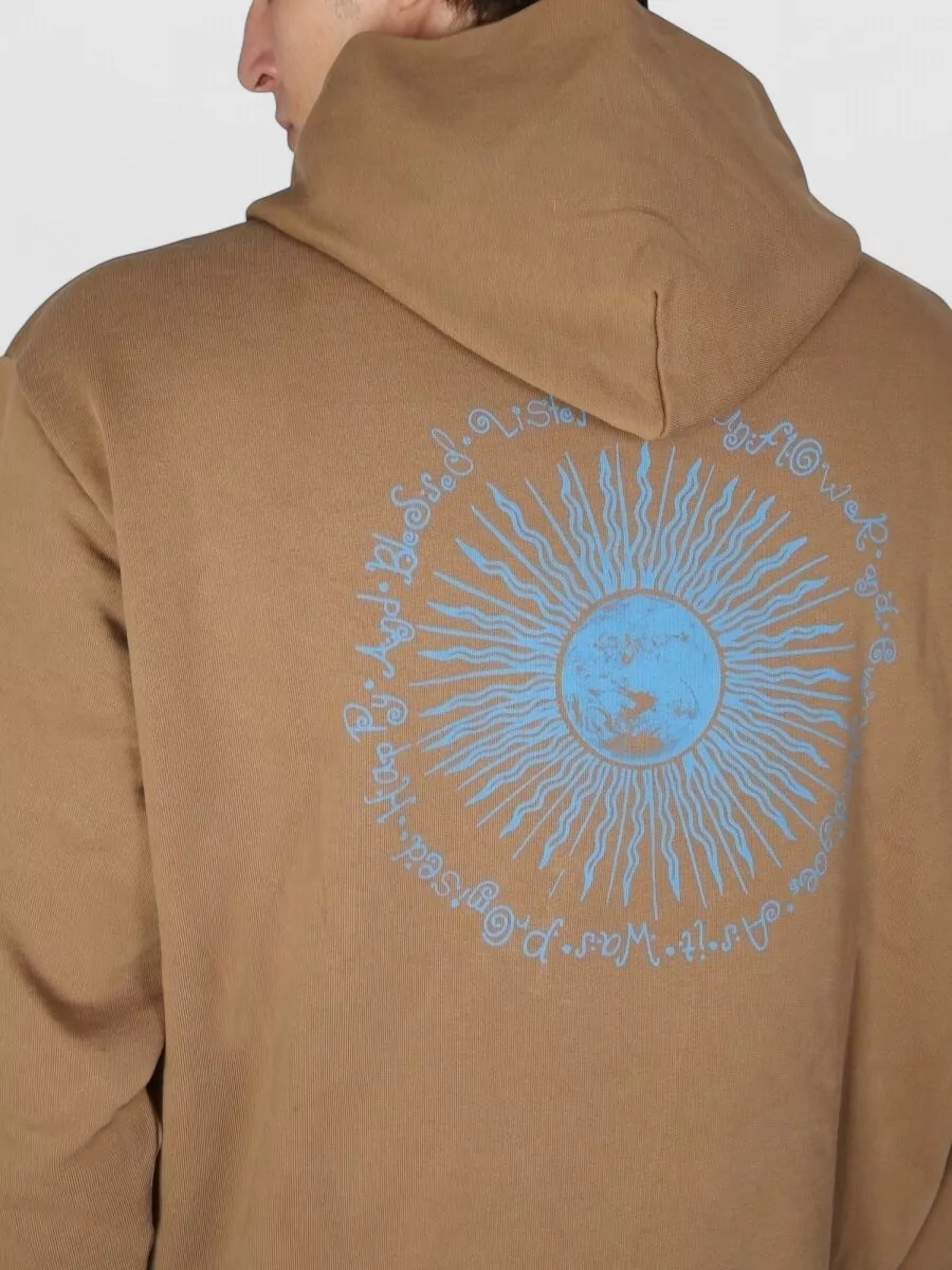 Sunflower Cotton Logo-Embroidered Hoodie