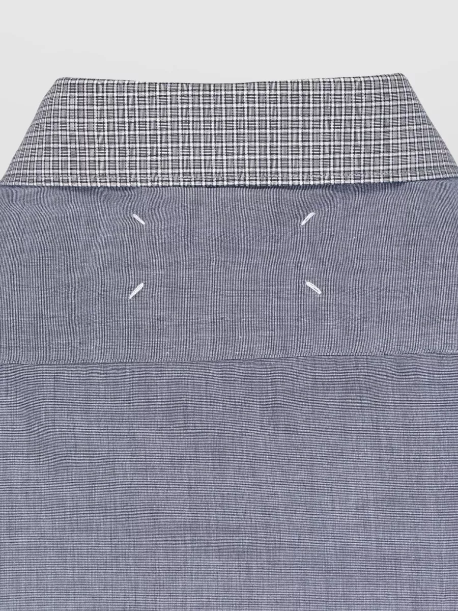 Maison Margiela Checked Cotton Double Shirt