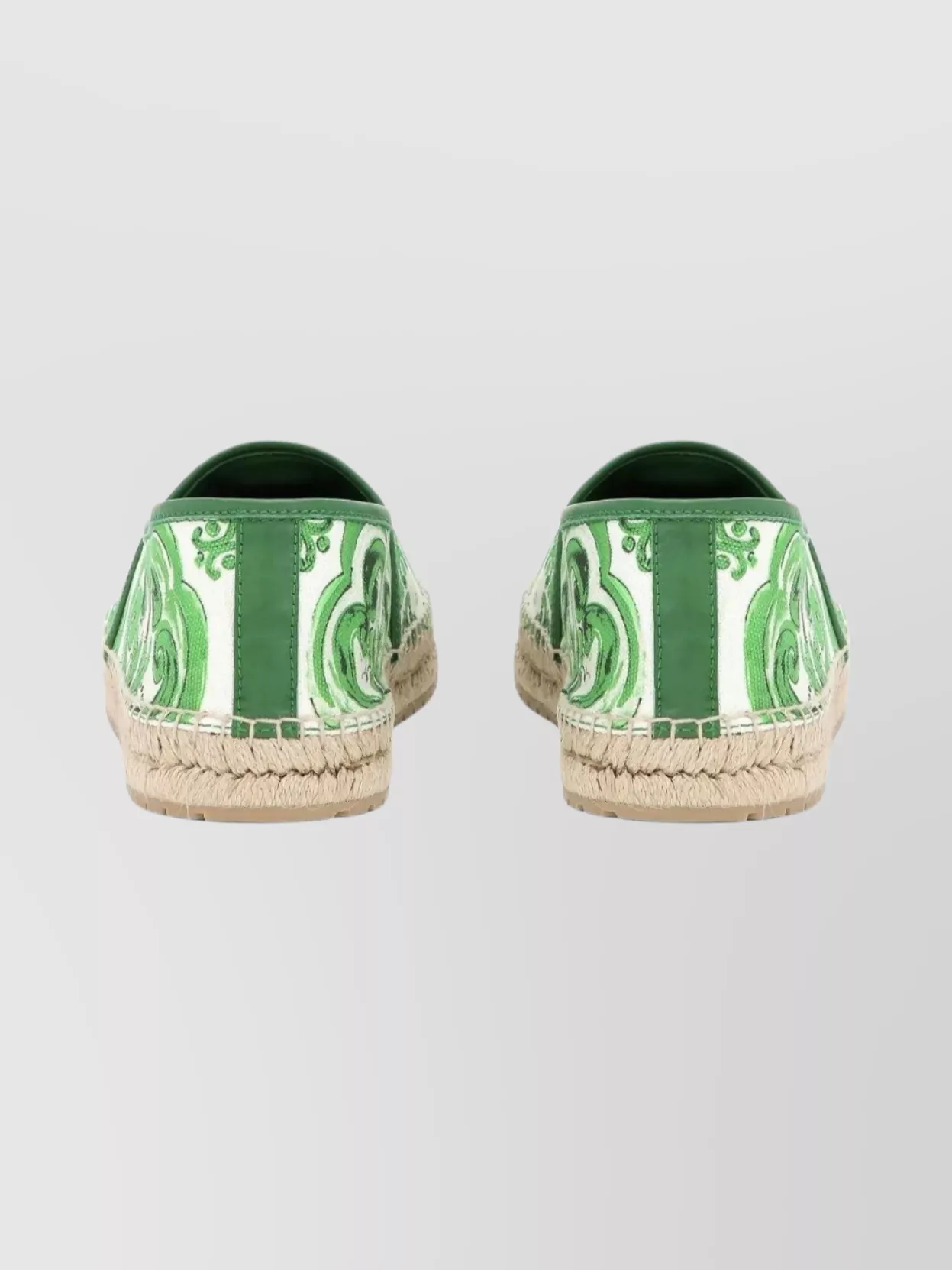 Dolce&Gabbana Canvas Espadrilles Majolica Print