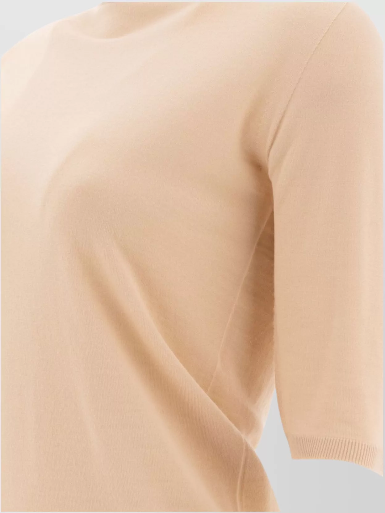 Max Mara High Neckline Cuffs And Hem