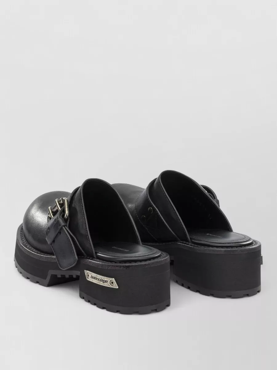 Balenciaga Leather Mules