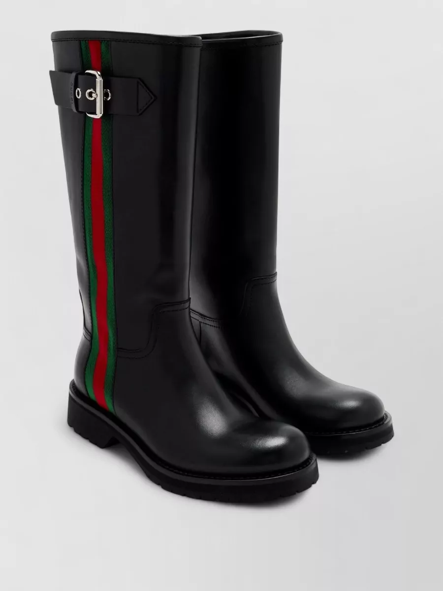 Gucci leather ankle boots