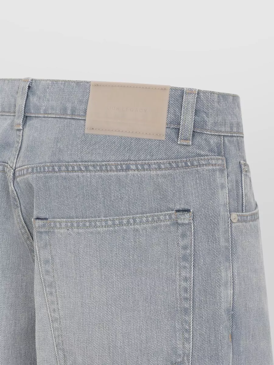 Our Legacy Denim High-Rise Wide-Leg Jeans