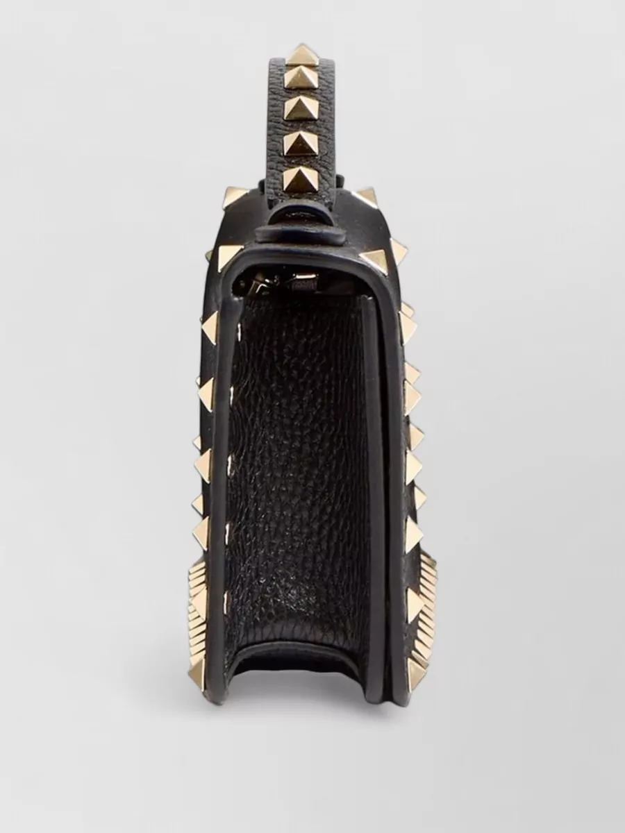 Valentino Chain Wallet Featuring Studded Design